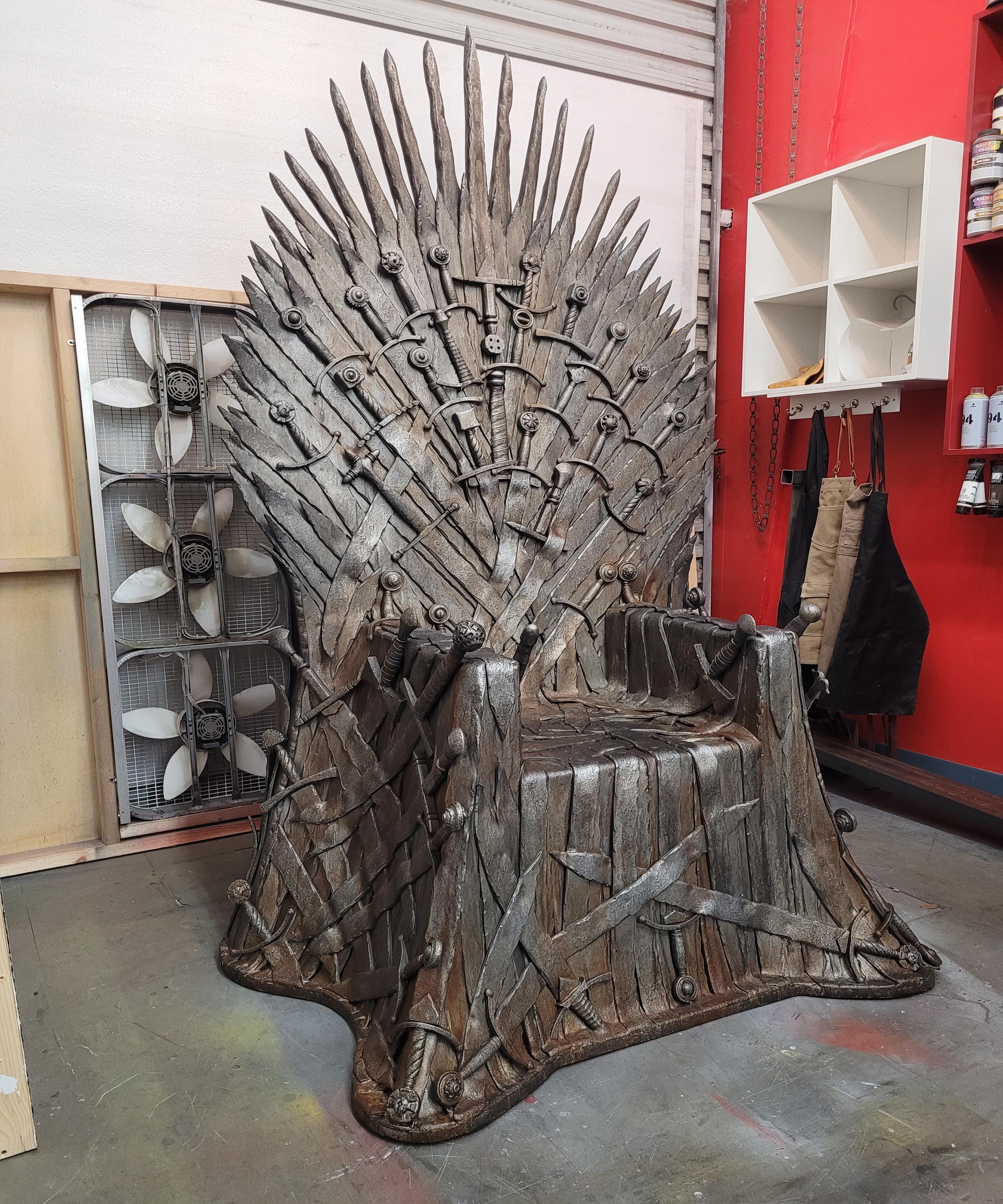 Game of Thrones Iron Throne Full-Size Prop Replica – Handcrafted