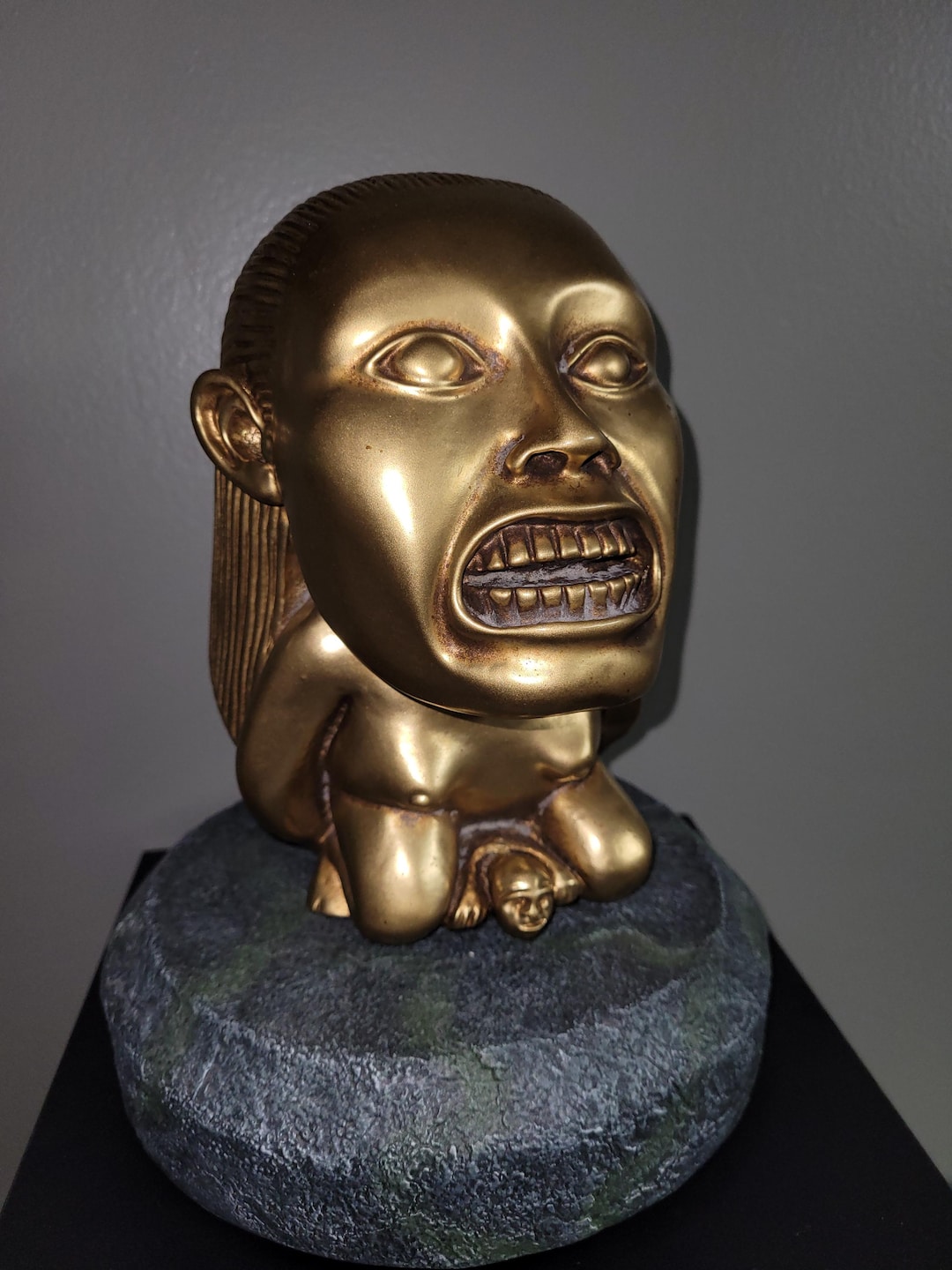 彫刻・オブジェ Indy Indiana Jones Raiders of the Lost Ark Golden Fertility Idol Prop