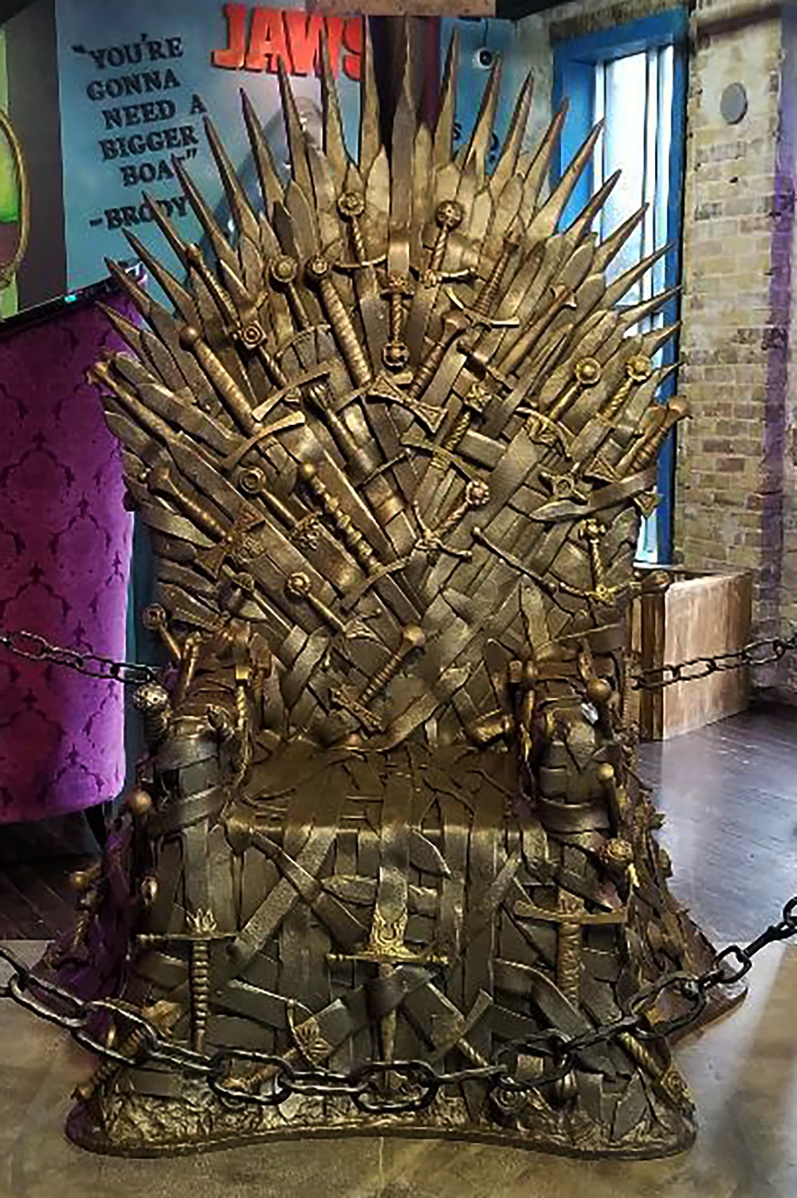 Game Of Thrones Iron Throne Full Size Prop Replica Etsy
