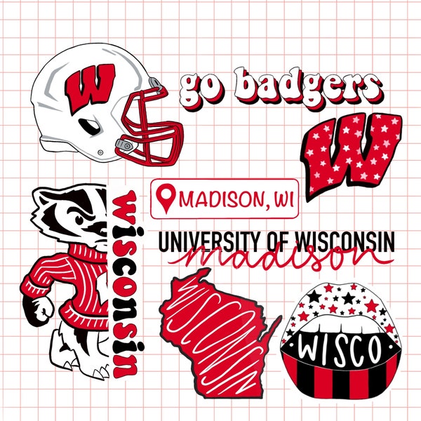University of Wisconsin- Madison Weatherproof Stickers