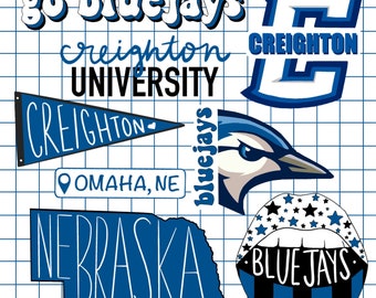 Creighton University Weatherproof Stickers