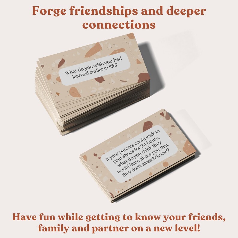 Printable Conversation Starters Table Topics for Dinner - Etsy