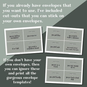 48 Printable Open When Letters for Boyfriend or Girlfriend. Open When Envelopes Are a Perfect ...