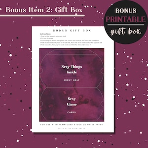 Printable Sex Game Quiz. Sexy Card Game. ADULT ONLY