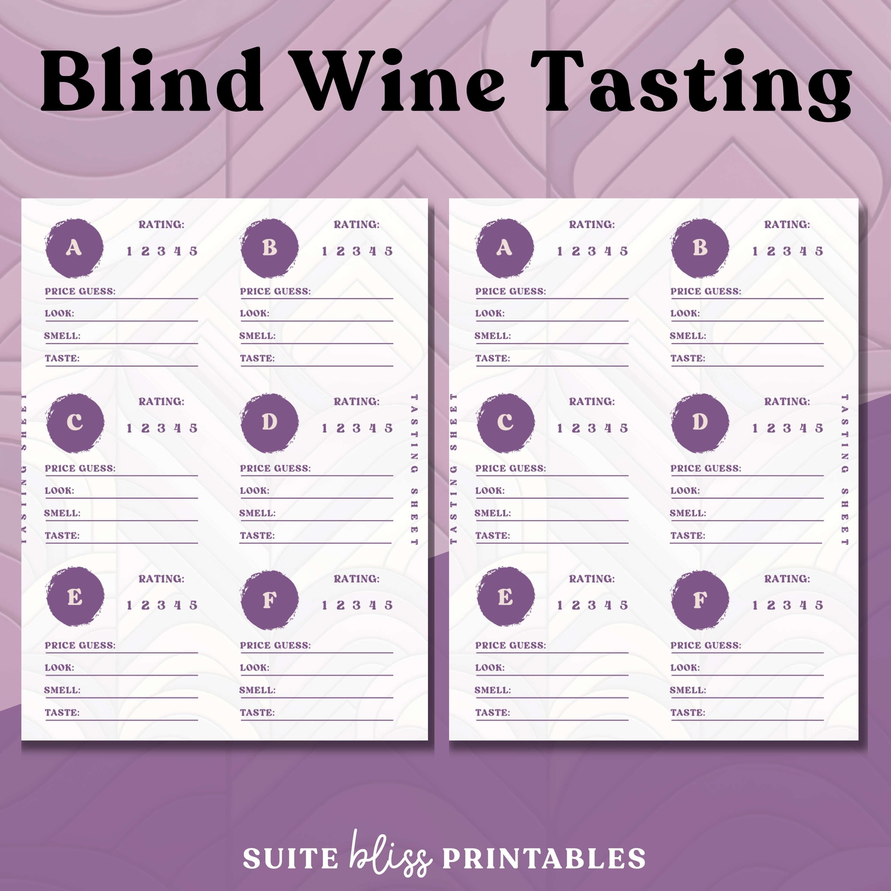 Blind Tasting Wine Ladies Night. Galentines Day Wine Tasting ...