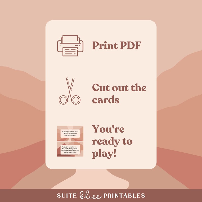 Printable Would You Rather Game. 100 Funny Would You Rather Etsy