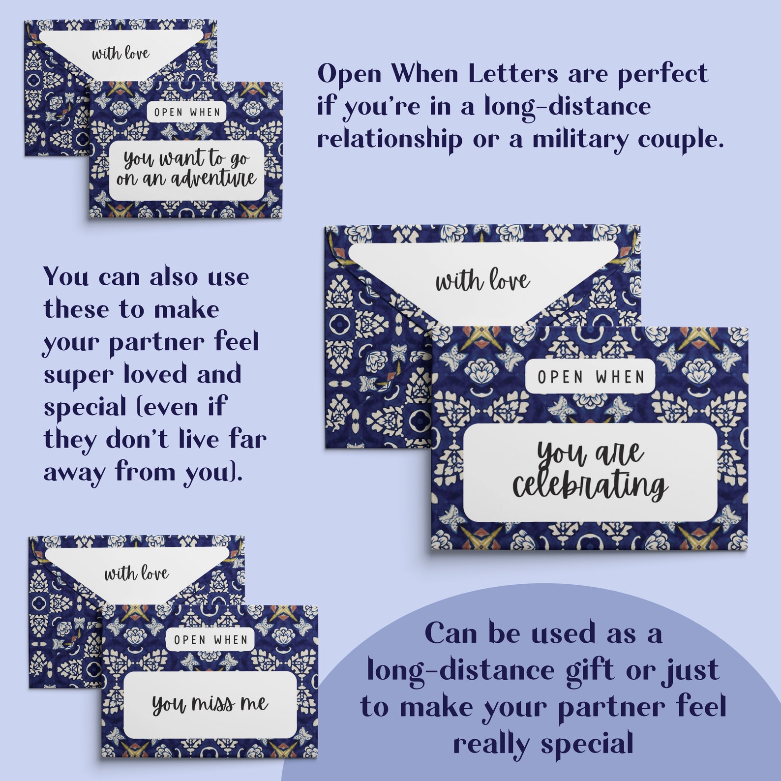 48 Printable Open When Letters for Boyfriend or Girlfriend. Open When Envelopes Are a Perfect ...