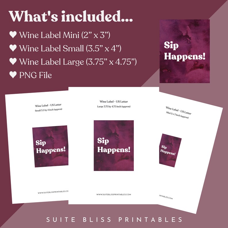 Printable Wine Label Get This Funny Wine Label Printable and Put a