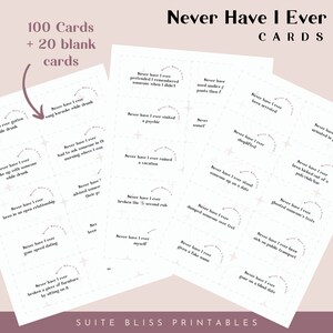 Never Have I Ever Card Game for Couples. Drunken Games for Fun Nights with Boyfriend or with Friends (Adult Only). Instant Download