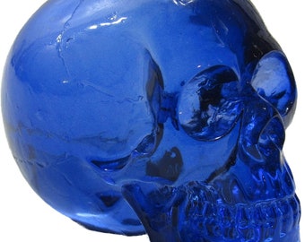 Clear Blue Skull Head Shift Knob/Decor Shifter Manual