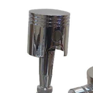 Chrome Piston Head Beer Tap Handle Sports Bar Kegerator