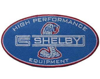 E10 Shelby COBRA 3" Embroidery Iron-on Custom Patch 