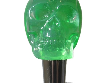 Zombie Skull Beer Tap Handle Green Kegerator Resin Zombie Breweriana Bar Man Cave Sports Bar Home Brewer