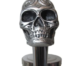Celtic Skull Beer Tap Handle Sports Bar Kegerator Resin Zombie Breweriana Man Cave