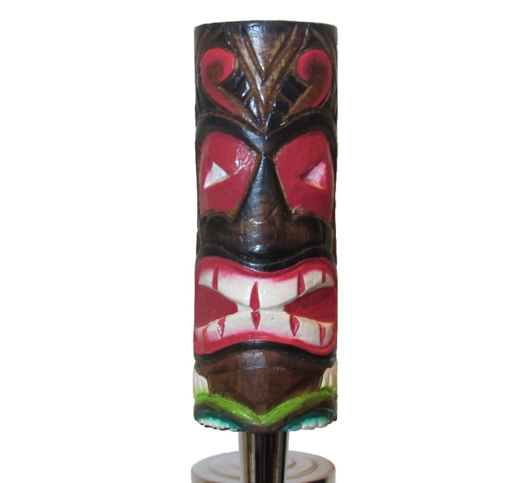 Tiki Beer Tap Handle Bar Kegerator Man Cave Breweriana Party Etsy