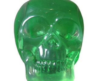 Clear Green Skull Shifter Shift Knob Rat Rod Lever