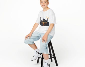 Eid Mubarak Kids Tee, Fun Eid Celebration Shirt, Toddler Eid Gift, Islamic Holiday Apparel, Eid Festive Clothing