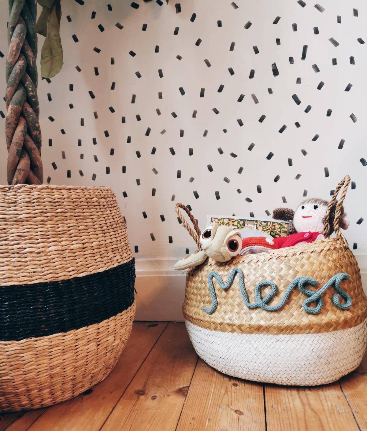 Cesta de almacenamiento personalizada | Etsy