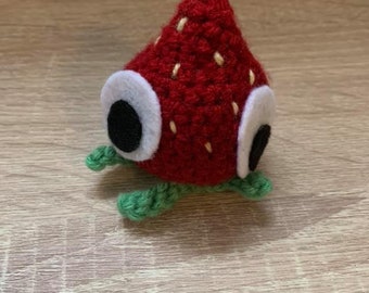 Bugsnax strawberry crochet pattern