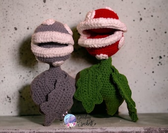 Piranha Pflanze Häkelanleitung