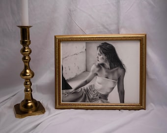 Original charcoal drawing, "Encapsulated" signed by artist, artwork, handmade, collectible, art, artist, 9x12