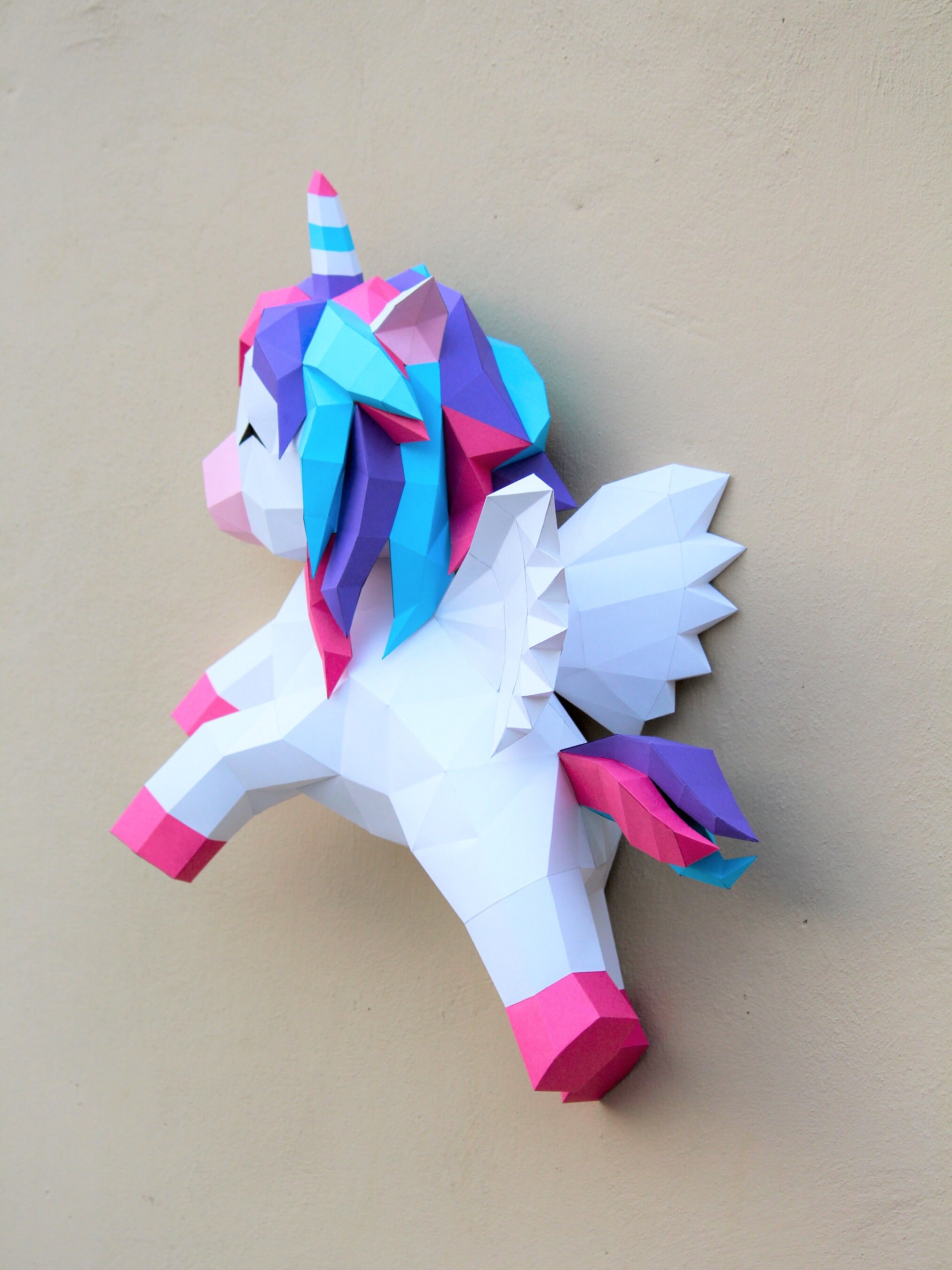 Papercraft Templates Printable Unicorn