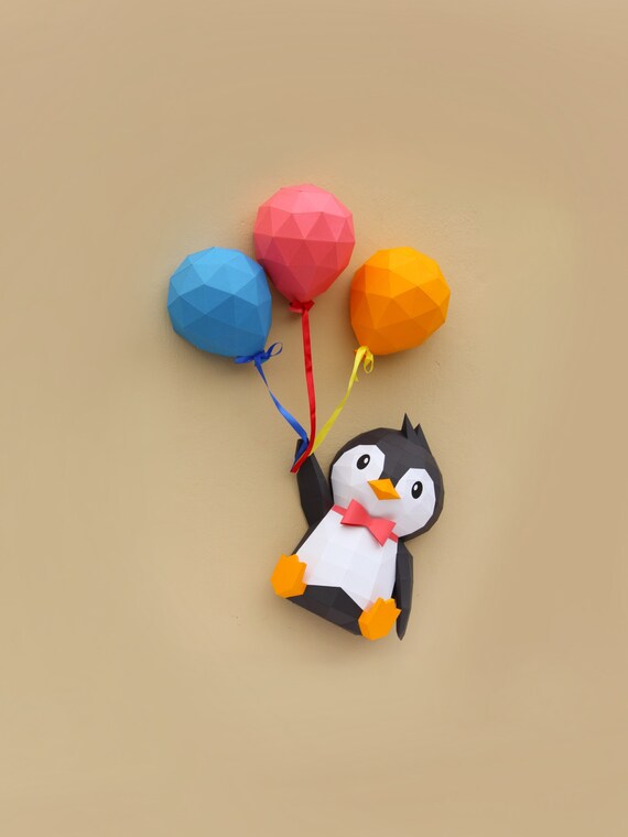 Papel deco Pingüinos - Craftingeek