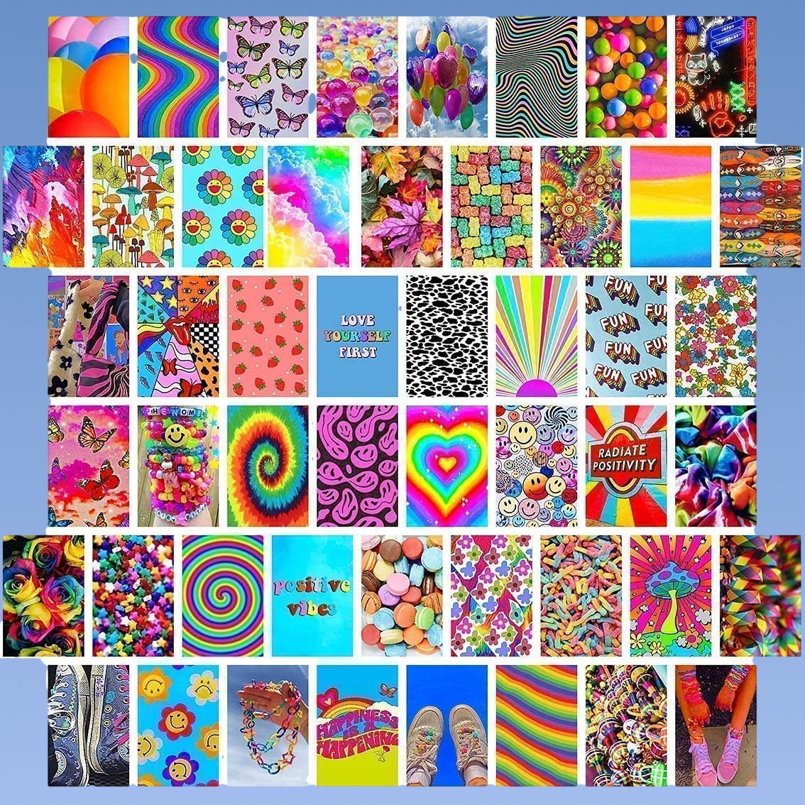 indie wand collage kit asthetische bilder asthetisches zimmer etsy