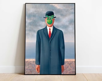 Renee Magritte Poster - The Son of Man (1964), Printable Poster, Downloadable Art, Instant Download