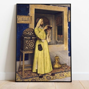 Osman Hamdi Bey - The Miracle Fountain, Downloadable Art, Printable Poster, Ottoman Art, Instant Download