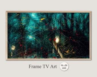 Samsung Frame TV Art, Abstract Painting, 4k & 8k UHD-2 Digital Wall Art, Instant Download