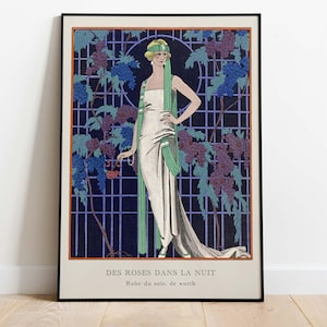 Póster Art Nouveau francés de George Barbier - Impresión artística descargable, descarga instantánea