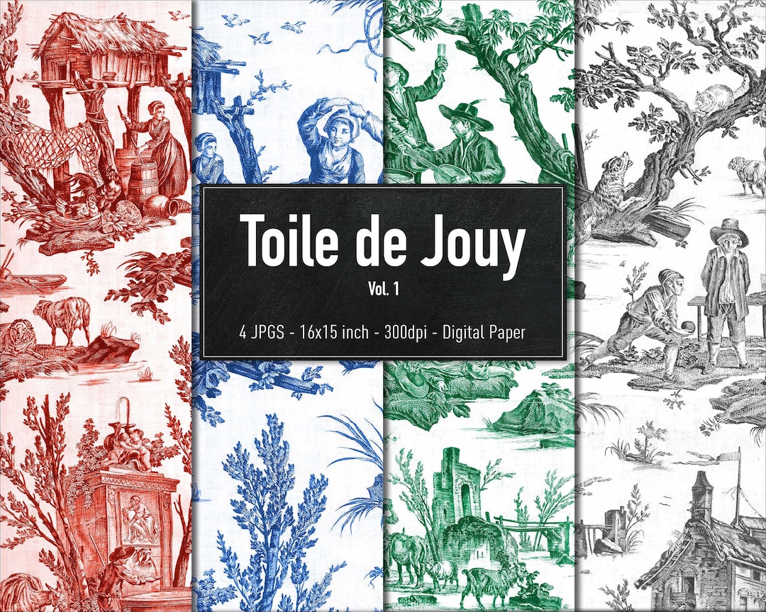 Toile De Jouy / Parisian Digital Invitation