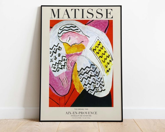 アンリ・マティス展ポスター「夢」（1940年）、ダウンロード可能な