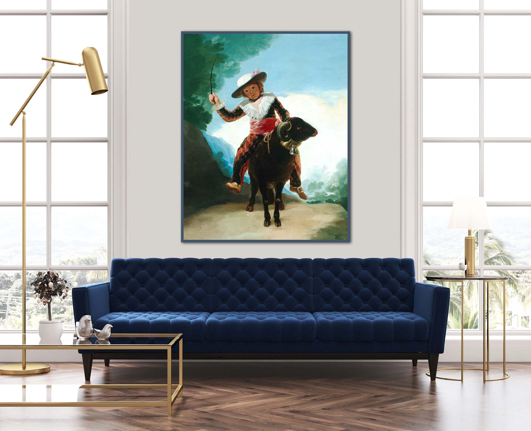 Goya Printable Art Instant Download Downloadable Poster Boy on a Ram ...