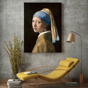 Jan Vermeer, Girl with the Pearl Earring Poster, Art Print, Instant Download. image 7