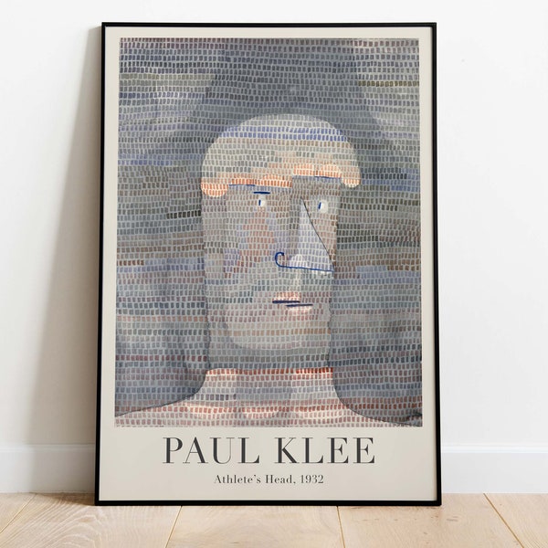 Paul Klee - Athlete’s Head, Downloadable Art Print, Printable Poster, Instant Download