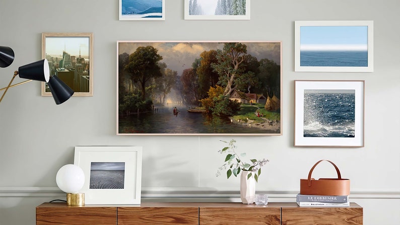 Samsung Frame TV Art Romantic River Scene 4k & 8k UHD-2 - Etsy