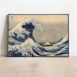The Great Wave off Kanagawa - Katsushika Hokusai, Japanese Wall Art, Printable Poster, Instant Download