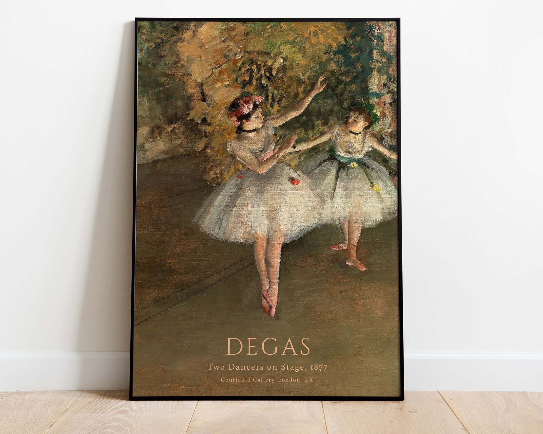 Edgar Degas - Two Dancers on a Stage, Printable Poster, Downloadable Art Print, Instant Download