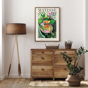 Henri Matisse Exhibition Poster, The Goldfish, Downloadable Art Print, Instant Download image 5