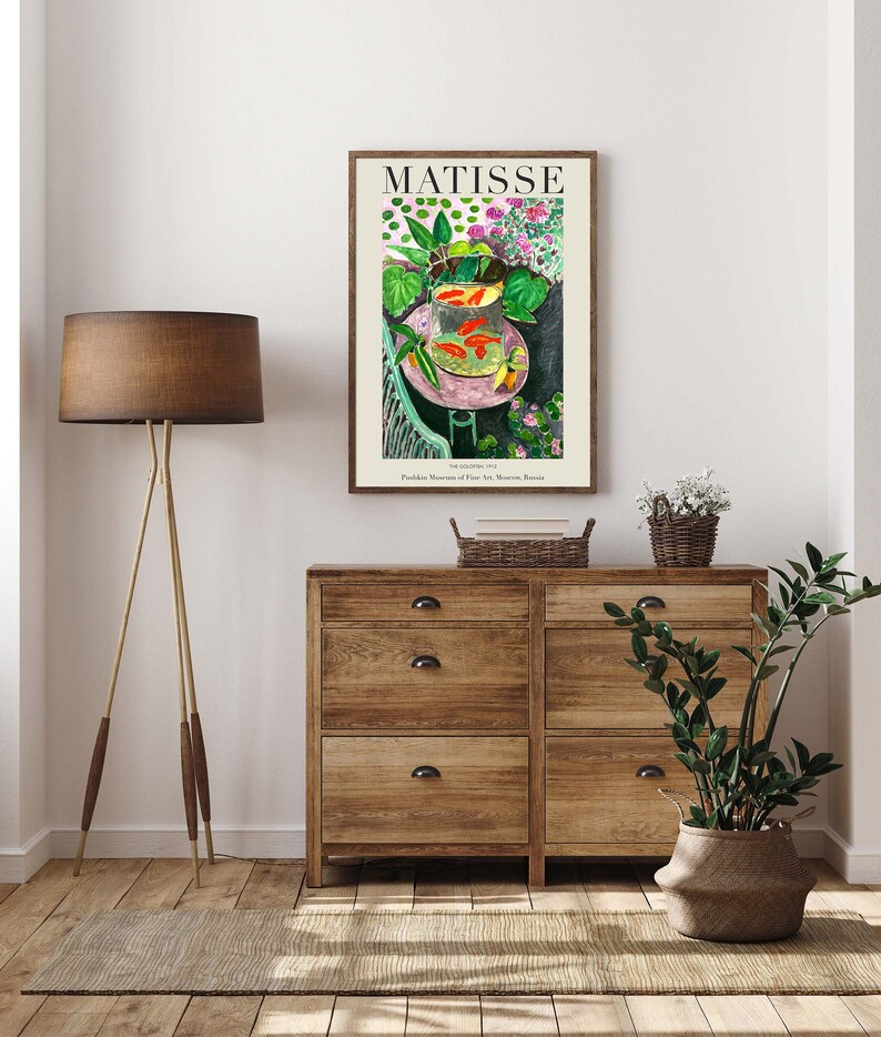 Henri Matisse Exhibition Poster, The Goldfish, Downloadable Art Print, Instant Download image 5