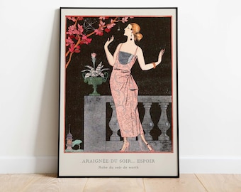 George Barbier, affiche Art nouveau Français - impression d'art téléchargeable, téléchargement immédiat