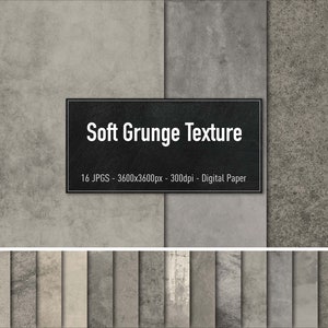 Soft Grunge Texture, 16 immagini diverse, texture di pietra grigia e beige, carta digitale, download istantaneo