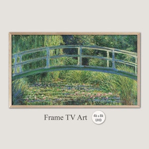 Samsung Frame TV Art, Claude Monet - The Water-Lily Pond, Instant Download