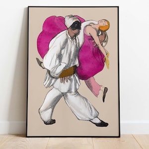 Leon Bakst - Costume Designs for the The Magic Flute by Mozart, Printable Art, Instant Download
