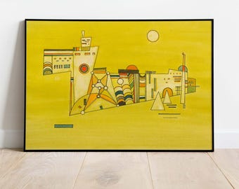 Wassily Kandinsky - Zartes Gelb, Art Print, Instant Download, Printable Art