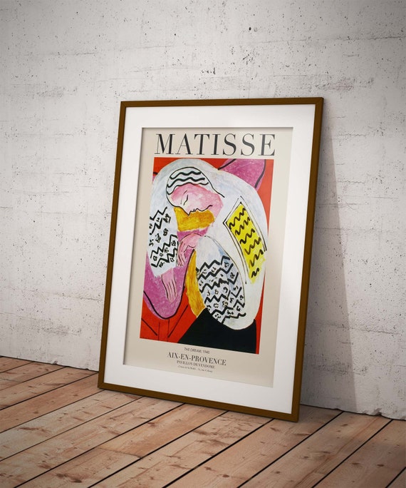 アンリ・マティス展ポスター「夢」（1940年）、ダウンロード可能な