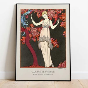 Póster Art Nouveau francés de George Barbier - Impresión artística descargable, descarga instantánea