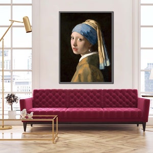 Jan Vermeer, Girl with the Pearl Earring Poster, Art Print, Instant Download. image 4